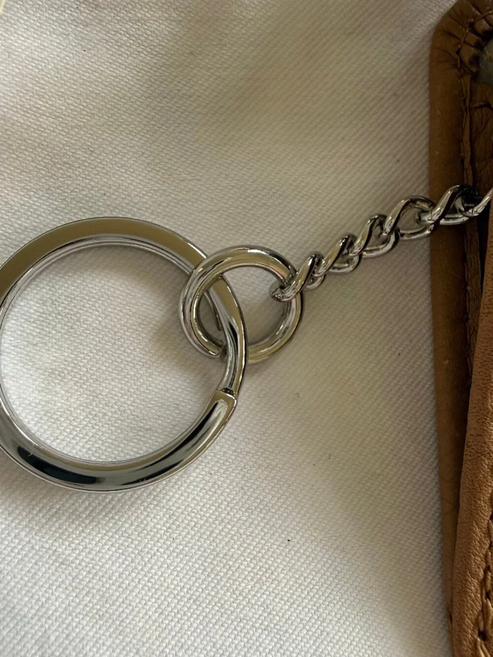 Aimee Kestenberg Aimee Kestenberg 'Alia' Slim ID Vachetta Leather Case w/Keyring